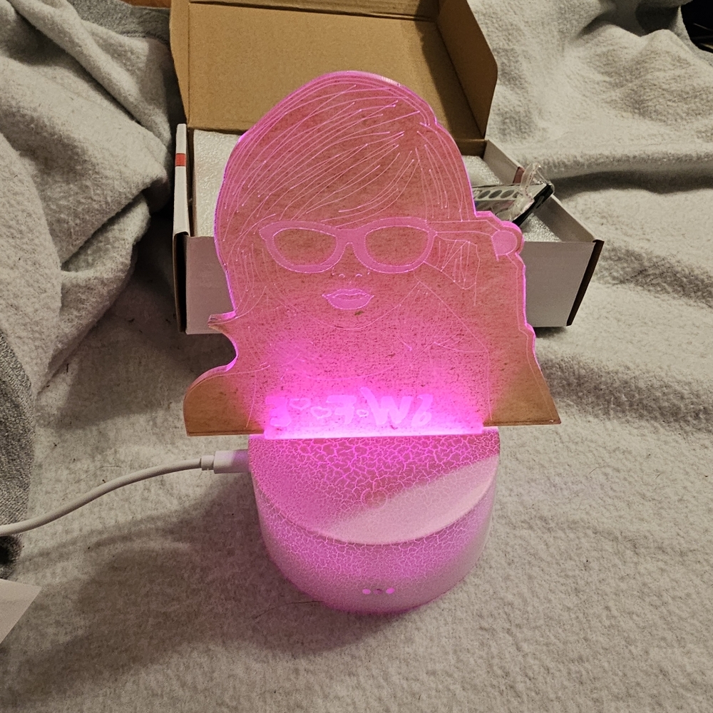 Taylor Swift Themed Swiftie Color Changing LED Night Light